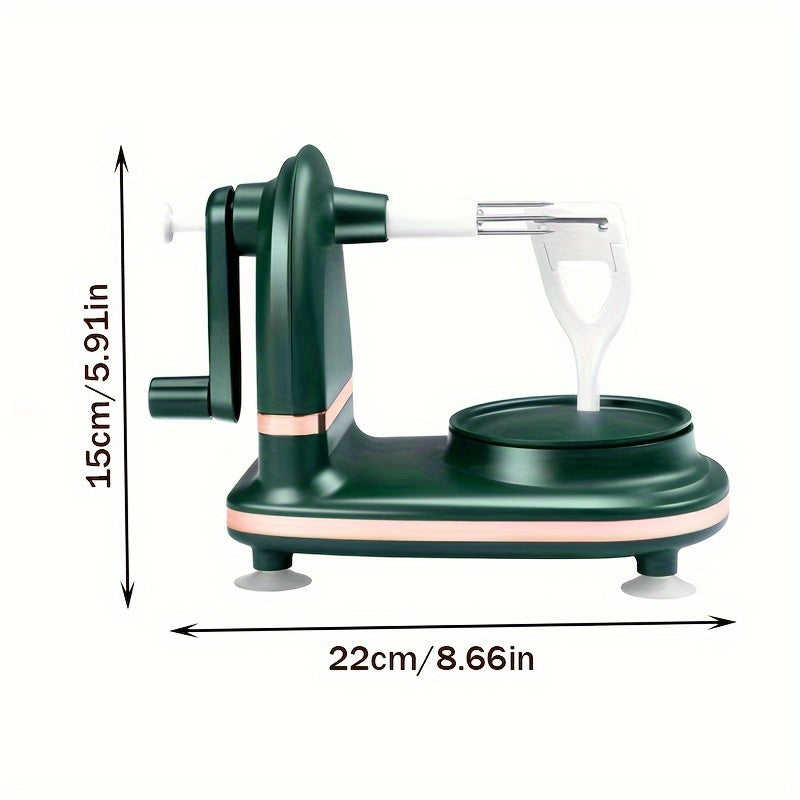 Manual Crank Apple Peeler with Holder