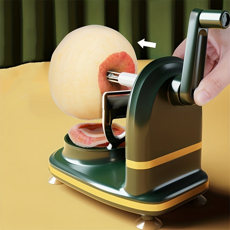 Manual Crank Apple Peeler with Holder