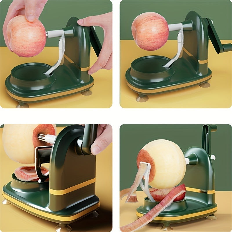 Manual Crank Apple Peeler with Holder