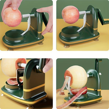 Manual Crank Apple Peeler with Holder