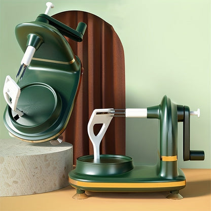Manual Crank Apple Peeler with Holder